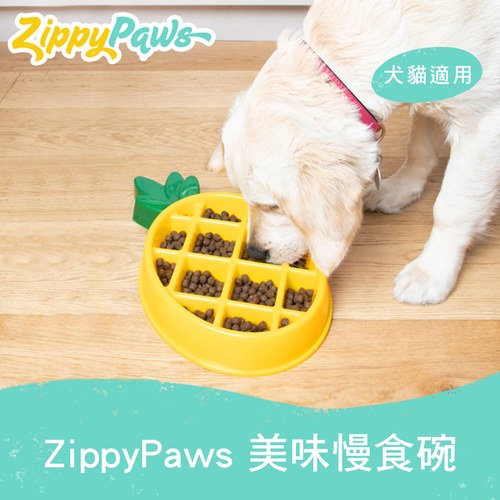 ZippyPaws 美味防滑凹凸慢食碗 (防噎|寵物碗)