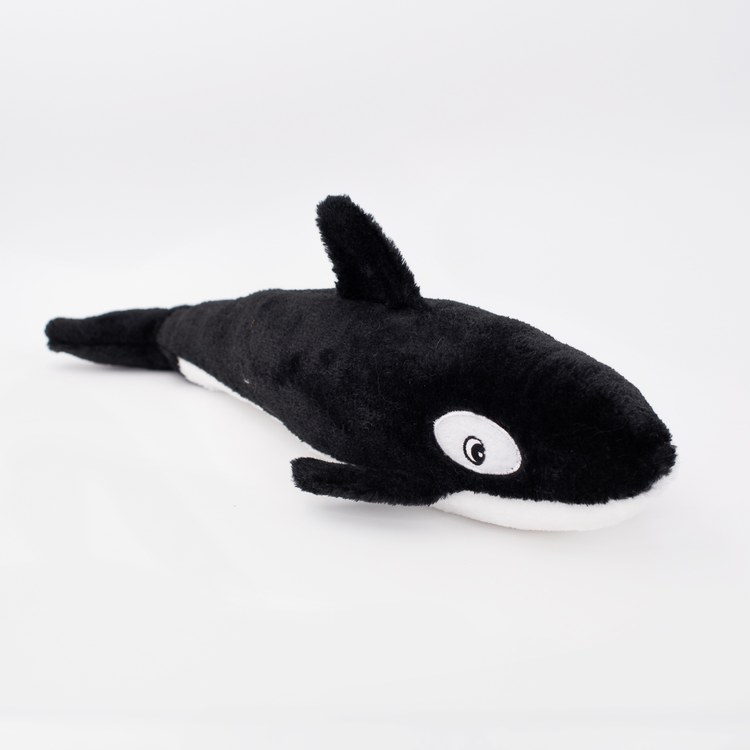 ZippyPaws 巨無霸 咘咘聲虎鯨 專利旋轉發聲器 寵物玩具