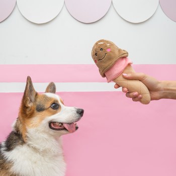 ZippyPaws 甜筒霜淇淋 寵物玩具 (有聲玩具|狗玩具)