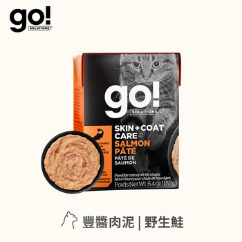 go! 野生鮭魚 豐醬系列 貓咪鮮食利樂包 (貓罐|主食罐)