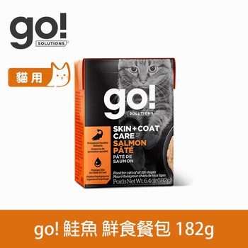 go! 野生鮭魚182克 豐醬系列 貓咪鮮食利樂包 ( 貓罐 | 主食罐 )