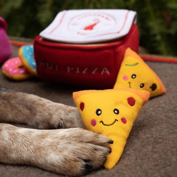 ZippyPaws 美味比薩 寵物玩具 (有聲玩具|益智藏食玩具)