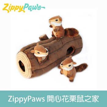 ZippyPaws 開心花栗鼠之家 寵物玩具 (有聲玩具|益智藏食玩具)
