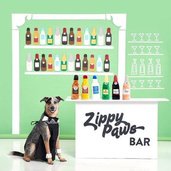 ZippyPaws 沙沙啤酒 寵物玩具(狗玩具|有聲玩具)