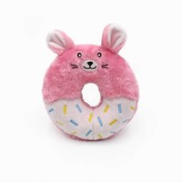 ZippyPaws 鮮奶油兔甜甜圈 寵物玩具(狗玩具|有聲玩具)
